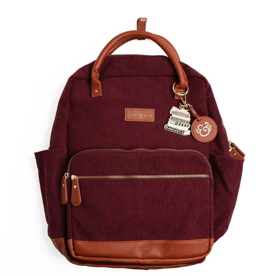 Quiet Corners Backpack Maroon - Archer & Olive