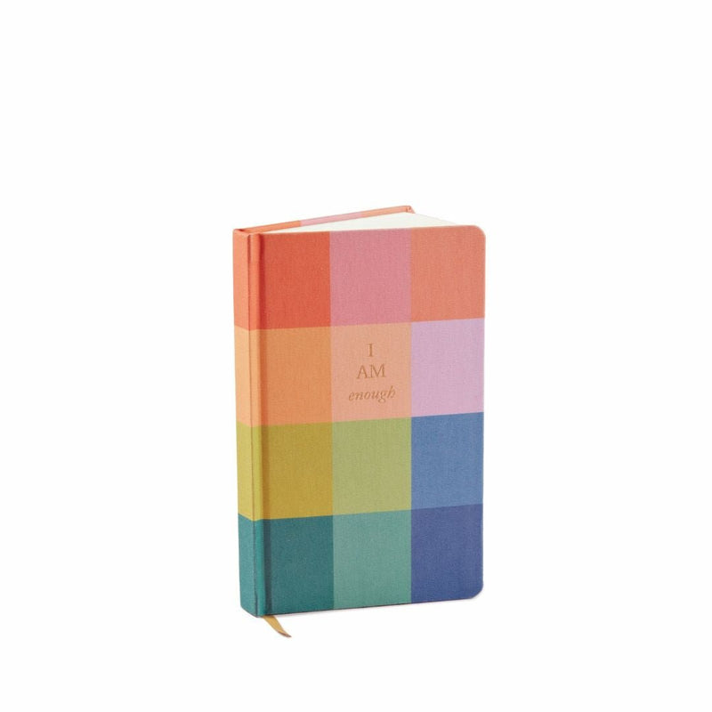 Bookcloth Hardcover Lined Journal-Notebooks-Designworks Collective-Rainbow Check
