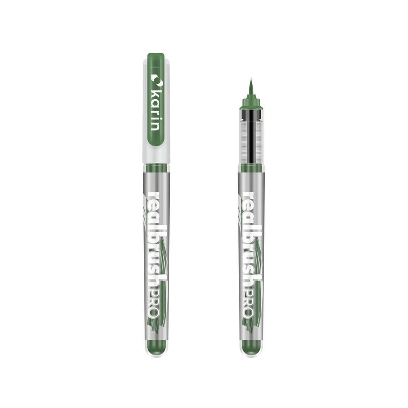 Realbrush Pro Brush Pens - Karin - Olive Green - Under the Rowan Trees