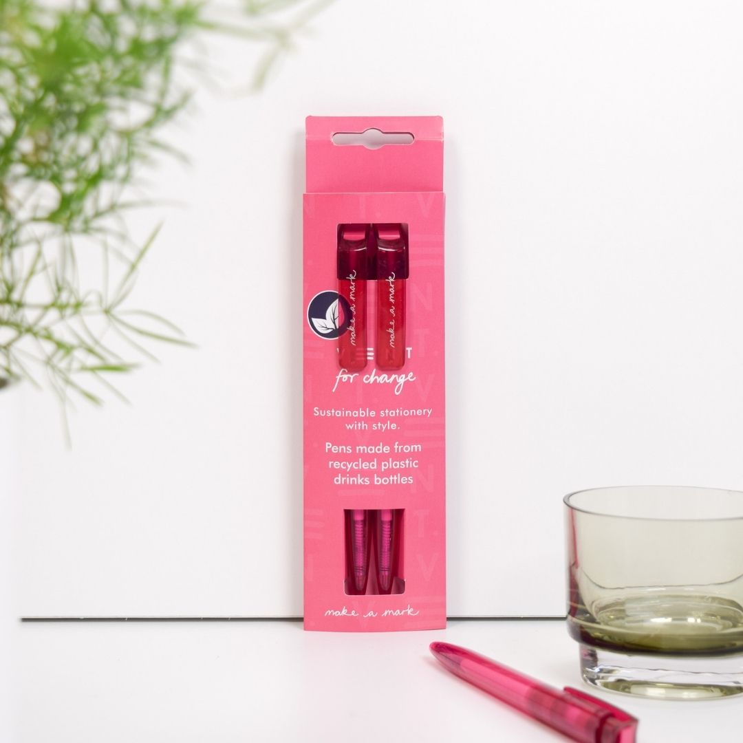 Recycled Pens Make A Mark - VENT for Change - Pink - Vent for Change