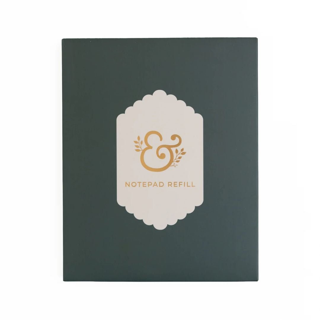 Refillable Notepad Dotted Refill Pads - White - Archer & Olive