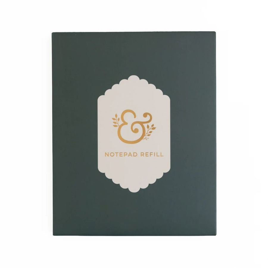 Refillable Notepad Dotted Refill Pads - White - Archer & Olive