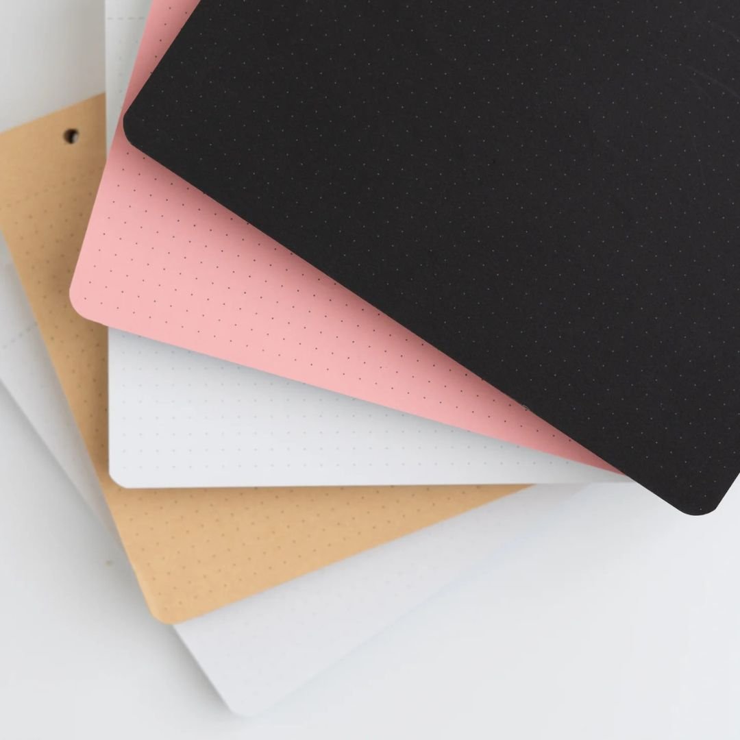 Refillable Notepad Dotted Refill Pads - White - Archer & Olive