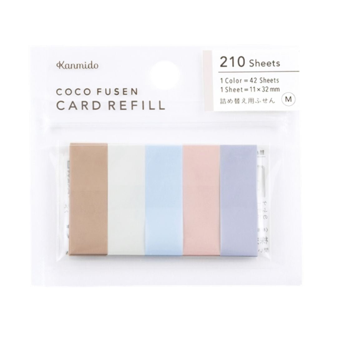Refills for Coco Fusen Card Sticky Notes - Dried Flowers M - Kanmido