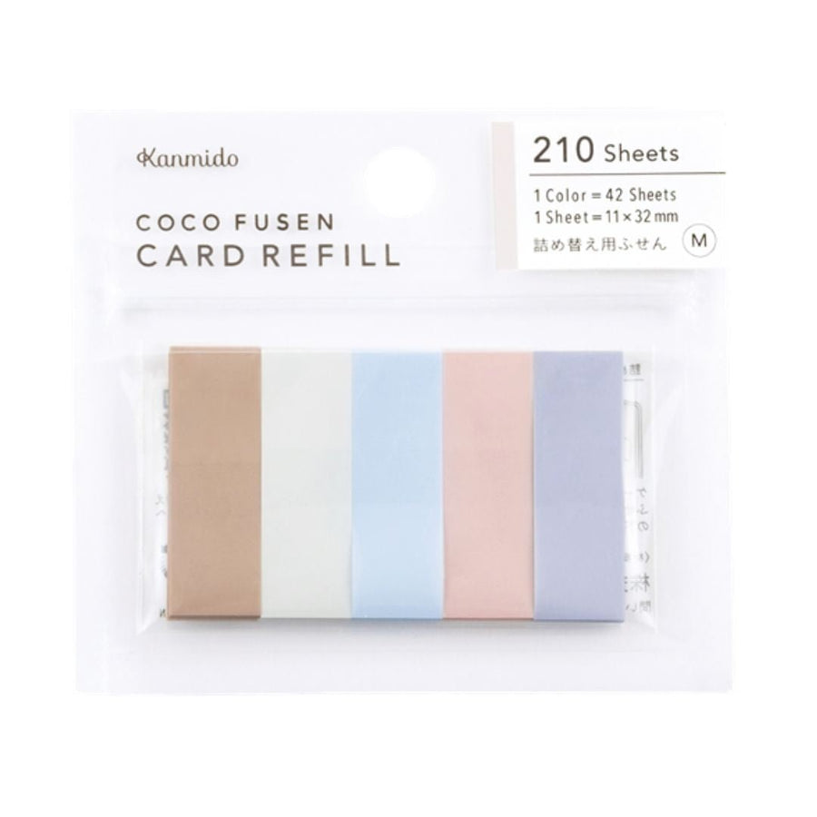Refills for Coco Fusen Card Sticky Notes - Dried Flowers M - Kanmido