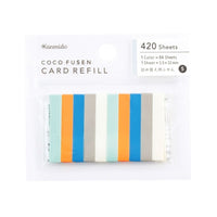 Refills for Coco Fusen Card Sticky Notes - Nordic S - Kanmido
