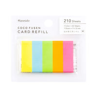 Refills for Coco Fusen Card Sticky Notes - Standard M - Kanmido