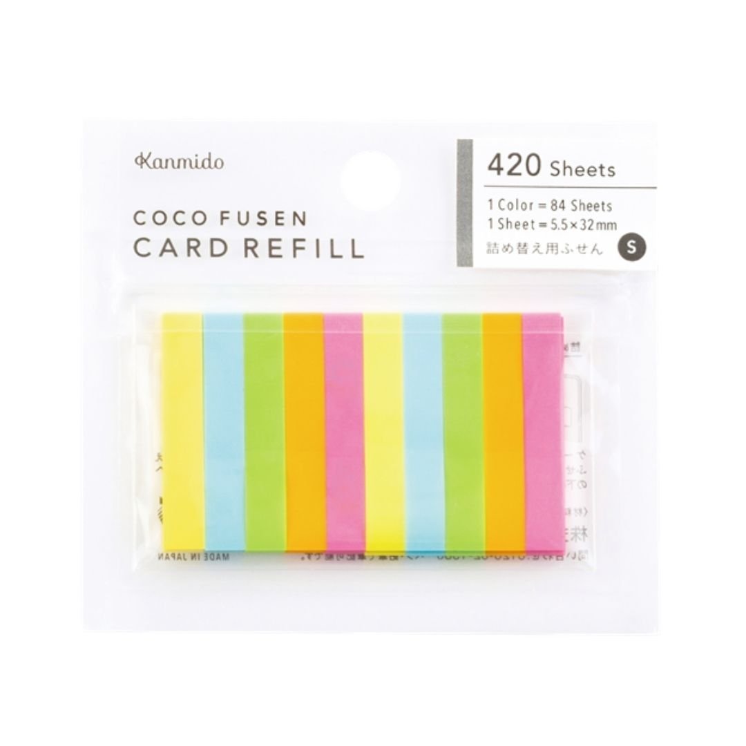 Refills for Coco Fusen Card Sticky Notes - Standard S - Kanmido