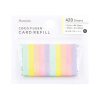 Refills for Coco Fusen Card Sticky Notes - Sunlight S - Kanmido