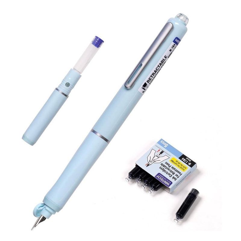 Writech Retractable Fountain Pens - Blue