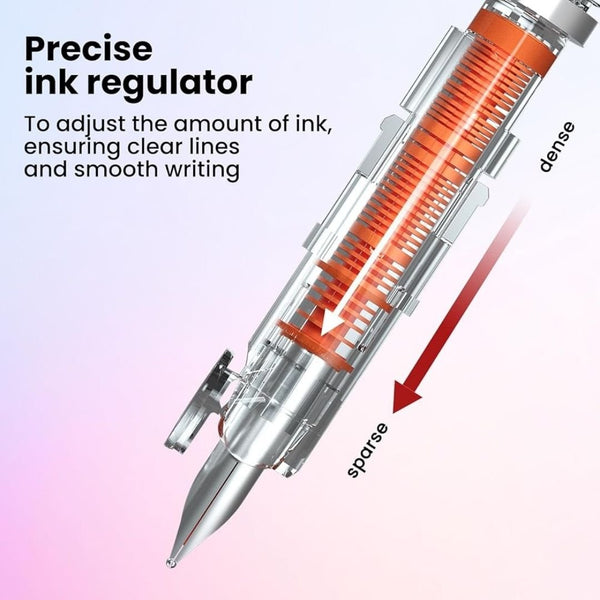 Writech Retractable Fountain Pens precise ink regulator