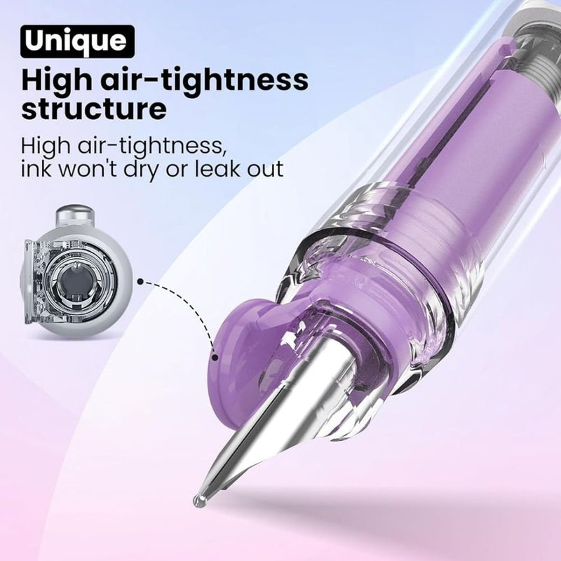 Writech Retractable Fountain Pens air tight structure