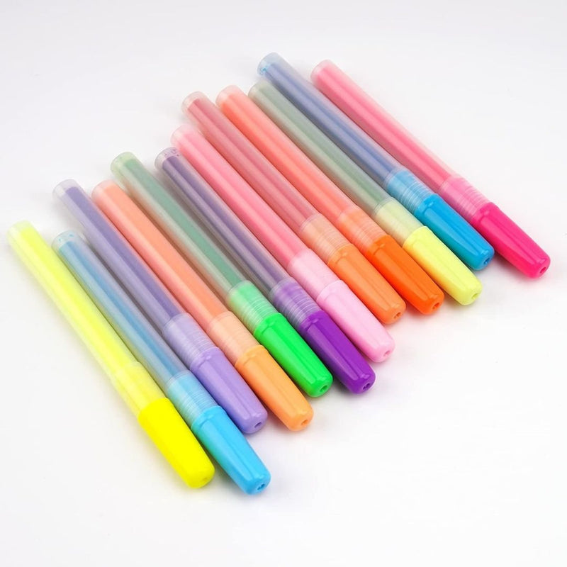 Retractable Highlighter Refills Neon & Pastel-Refills Colours-Writech