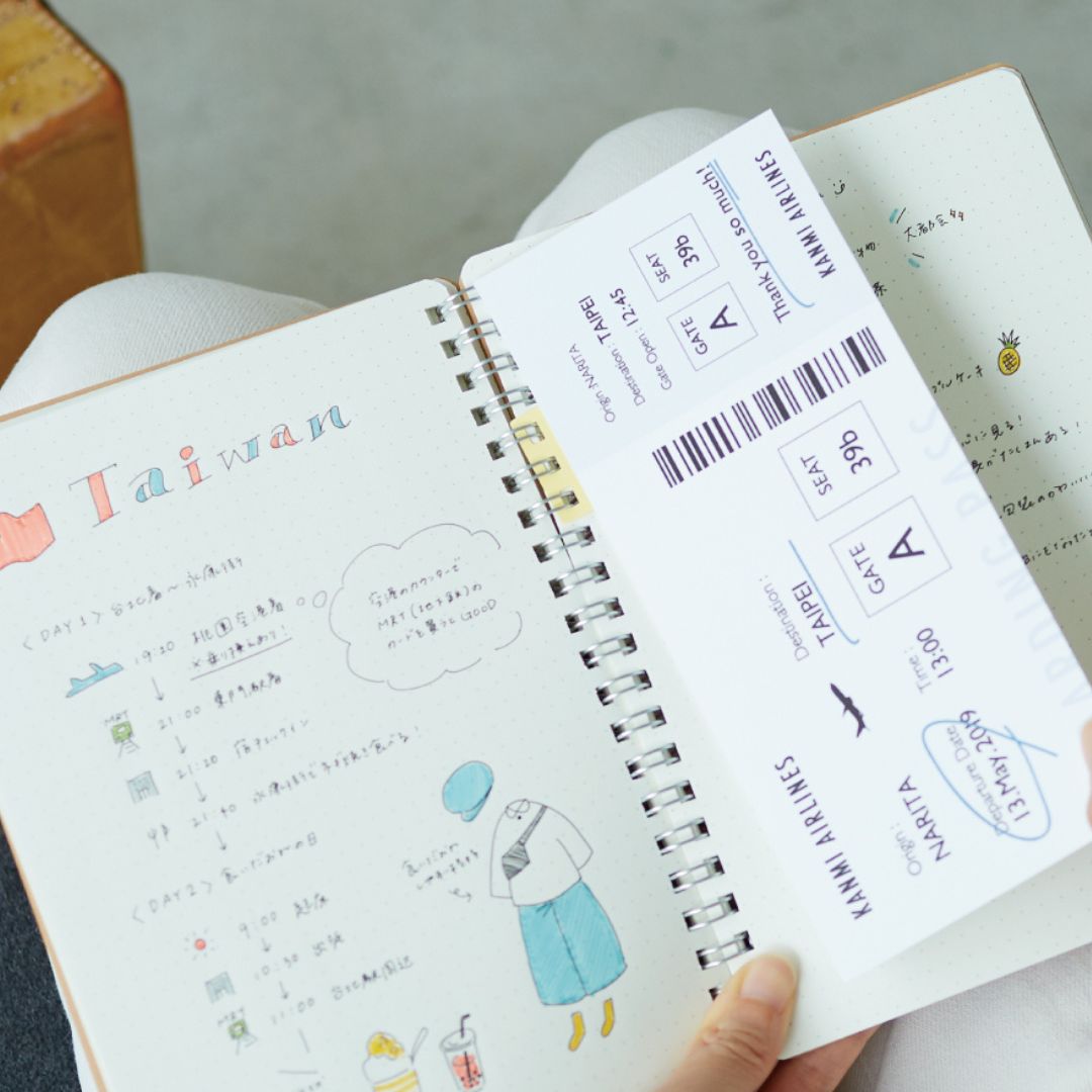 Ring Leaf Sticky Notes Kanmido - Blue - Kanmido