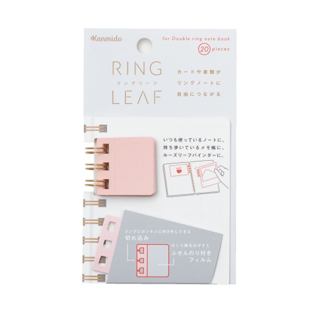 Ring Leaf Sticky Notes Kanmido - Pink - Kanmido