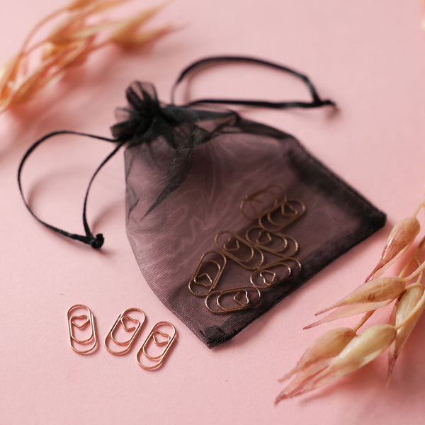 Rose Gold Paper Clips-Paper Clips-Under the Rowan Trees-
