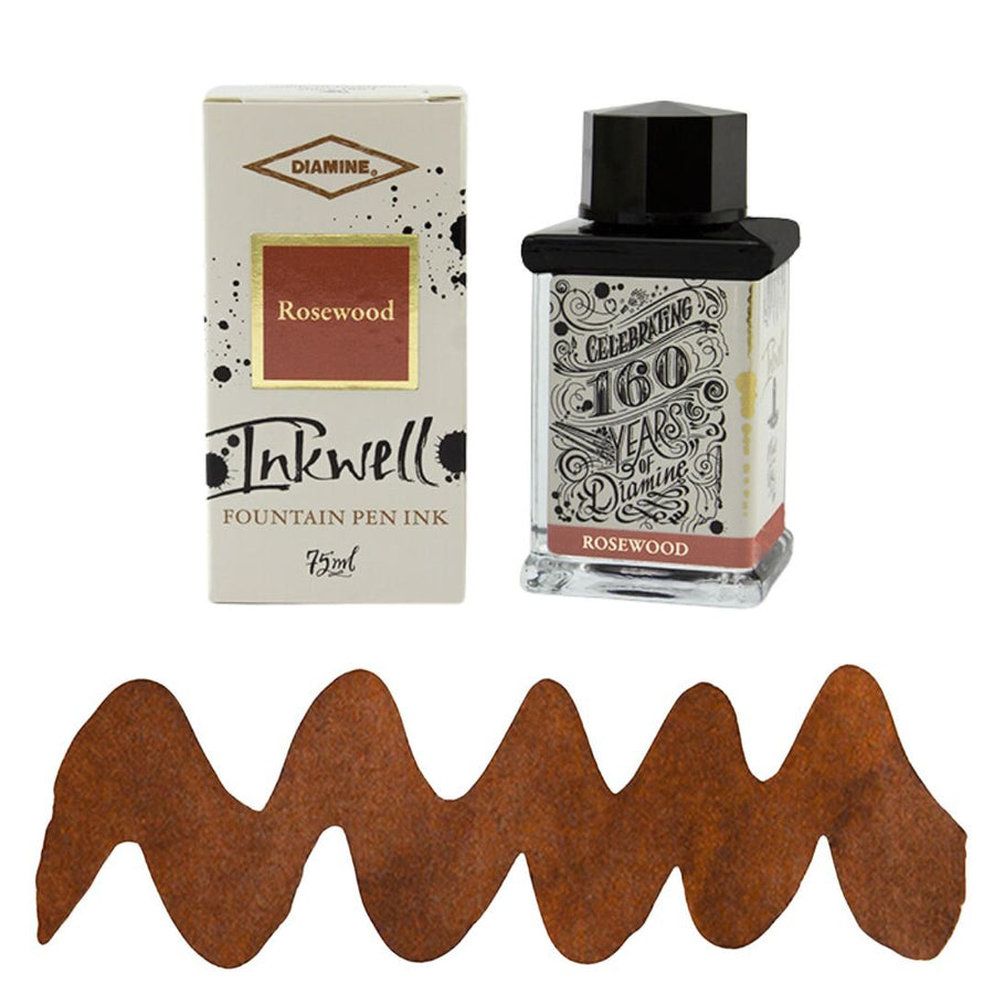 Rosewood Diamine 160th Anniversary Fountain Pen Ink - Diamine - Under the Rowan Trees