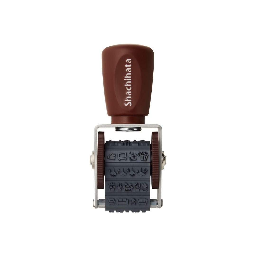 Rotating Mini Stamp Home (10 designs) - Shachihata