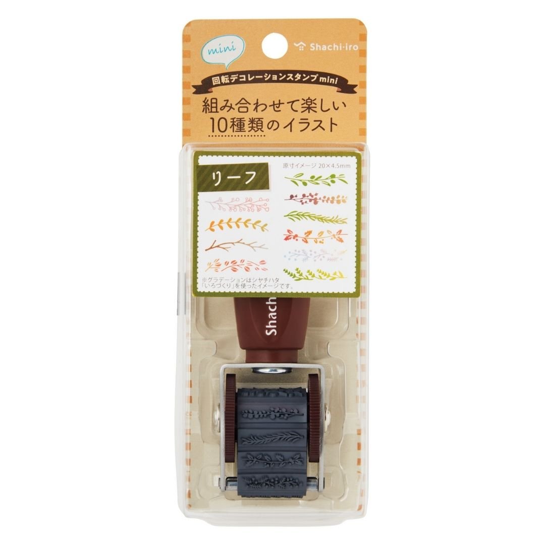 Rotating Mini Stamp Leaf (10 designs) - Shachihata