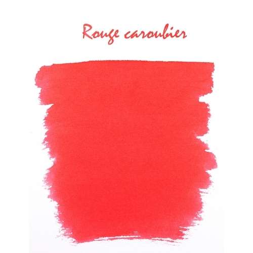 Rouge Caroubier Herbin Fountain Pen Ink Bottle 10ml - Herbin - Under the Rowan Trees