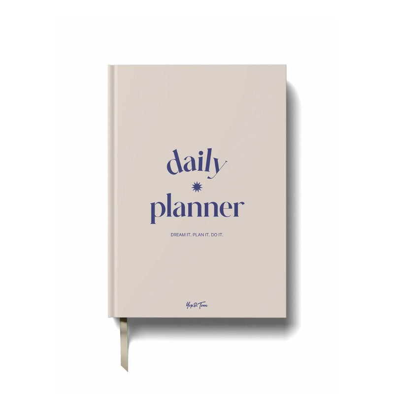 Undated Daily Planner - Yop & Tom-Notebooks-Yop & Tom-Sand