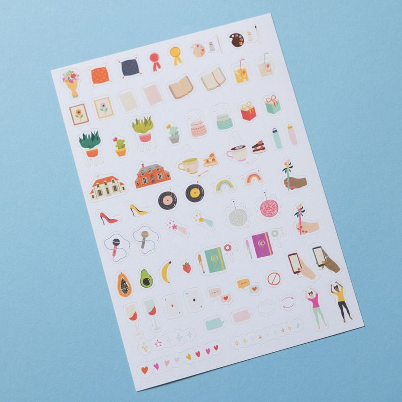 Self Care Sticker Sheets-Stickers-Under the Rowan Trees-Disco