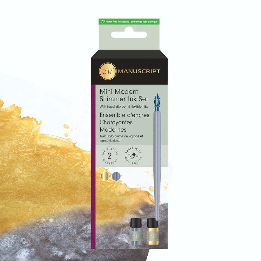 Shimmer Ink Calligraphy Set - Manuscript Pen Co - Manuscript