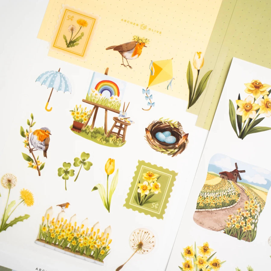 Signs of Spring Monthly Planner Kit Archer & Olive - Archer & Olive