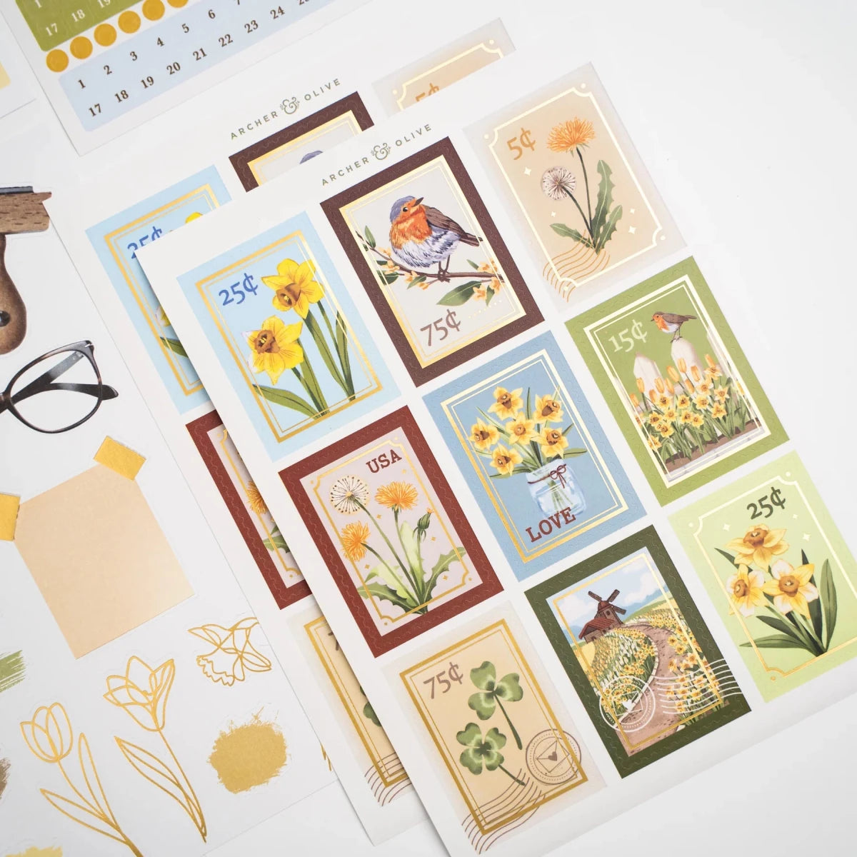 Signs of Spring Monthly Planner Kit Archer & Olive - Archer & Olive
