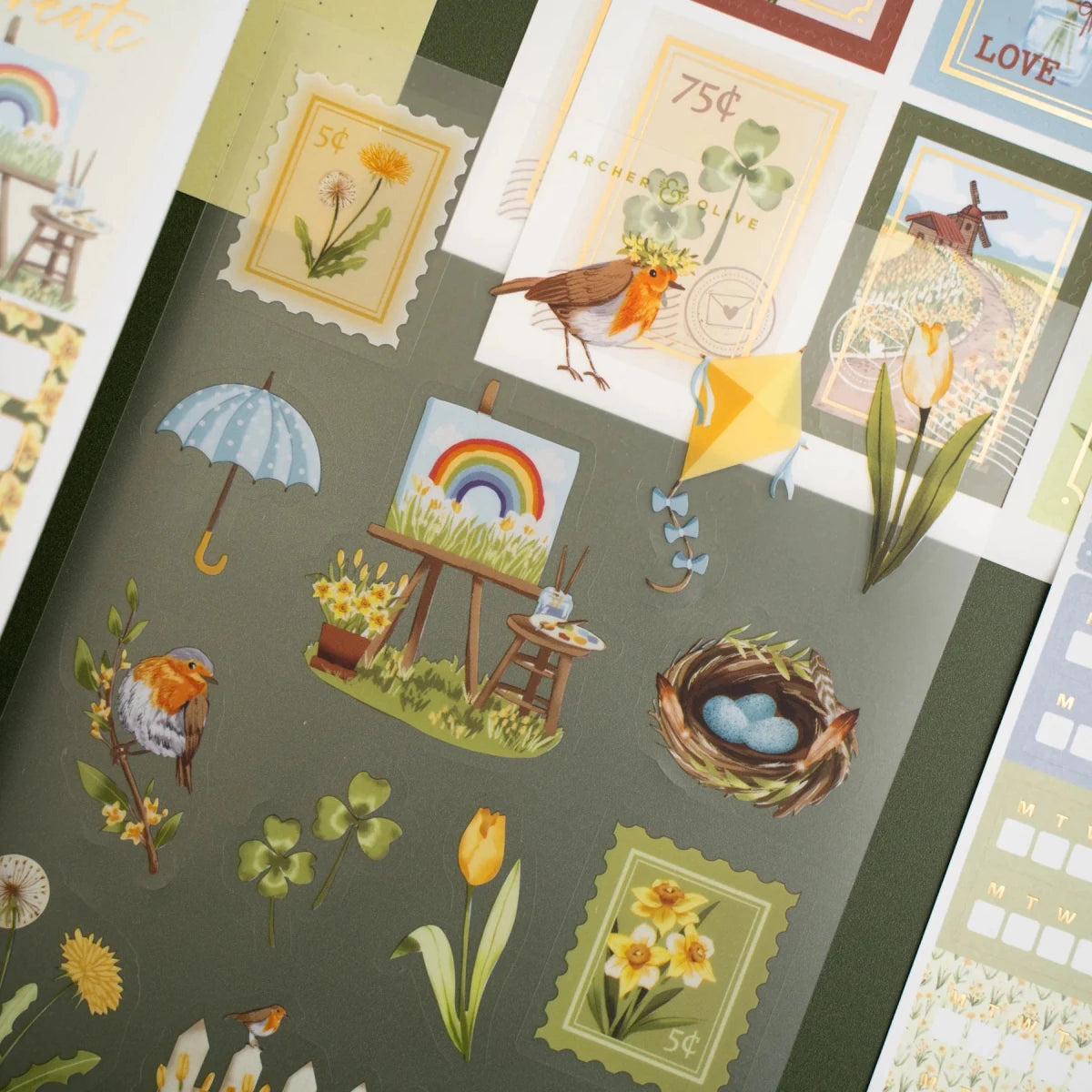 Signs of Spring Monthly Planner Kit Archer & Olive - Archer & Olive