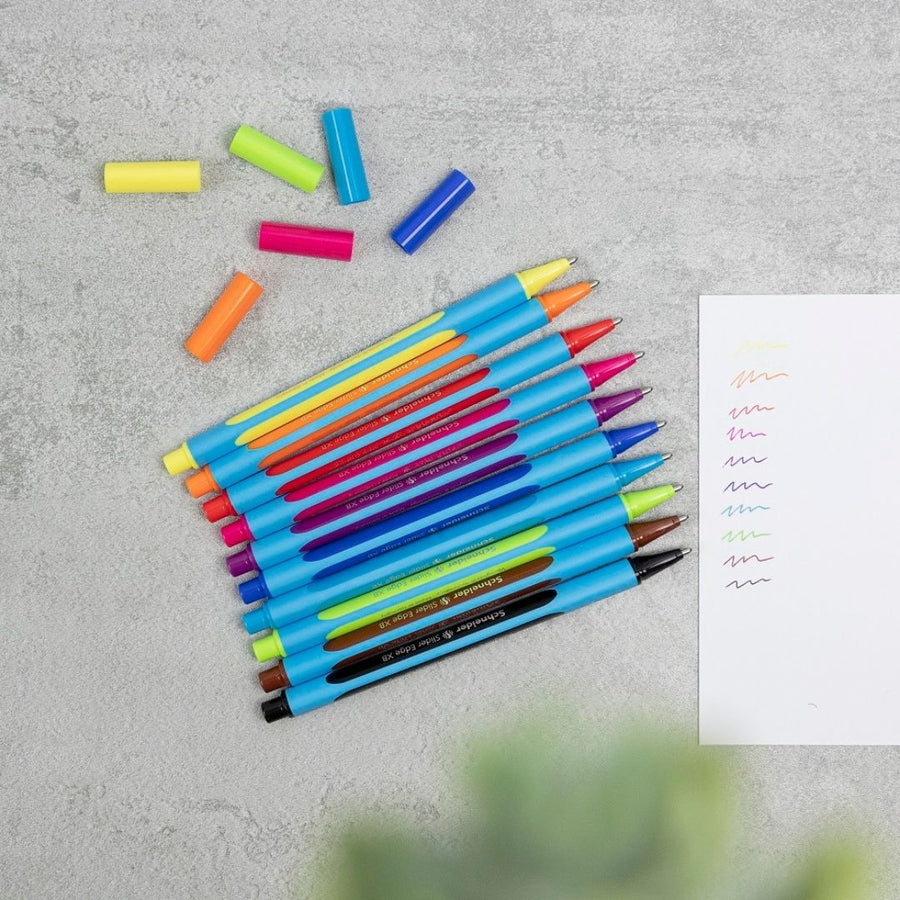 Slider Edge XB Ballpoint Pens Set of 8 - Schneider