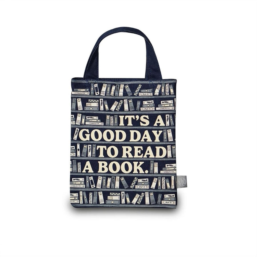 Small Tote Bag - It's A Good Day to Read A Book - Half Moon Bay