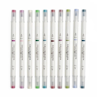 Snow & Stillness Calliograph Pens - Archer & Olive