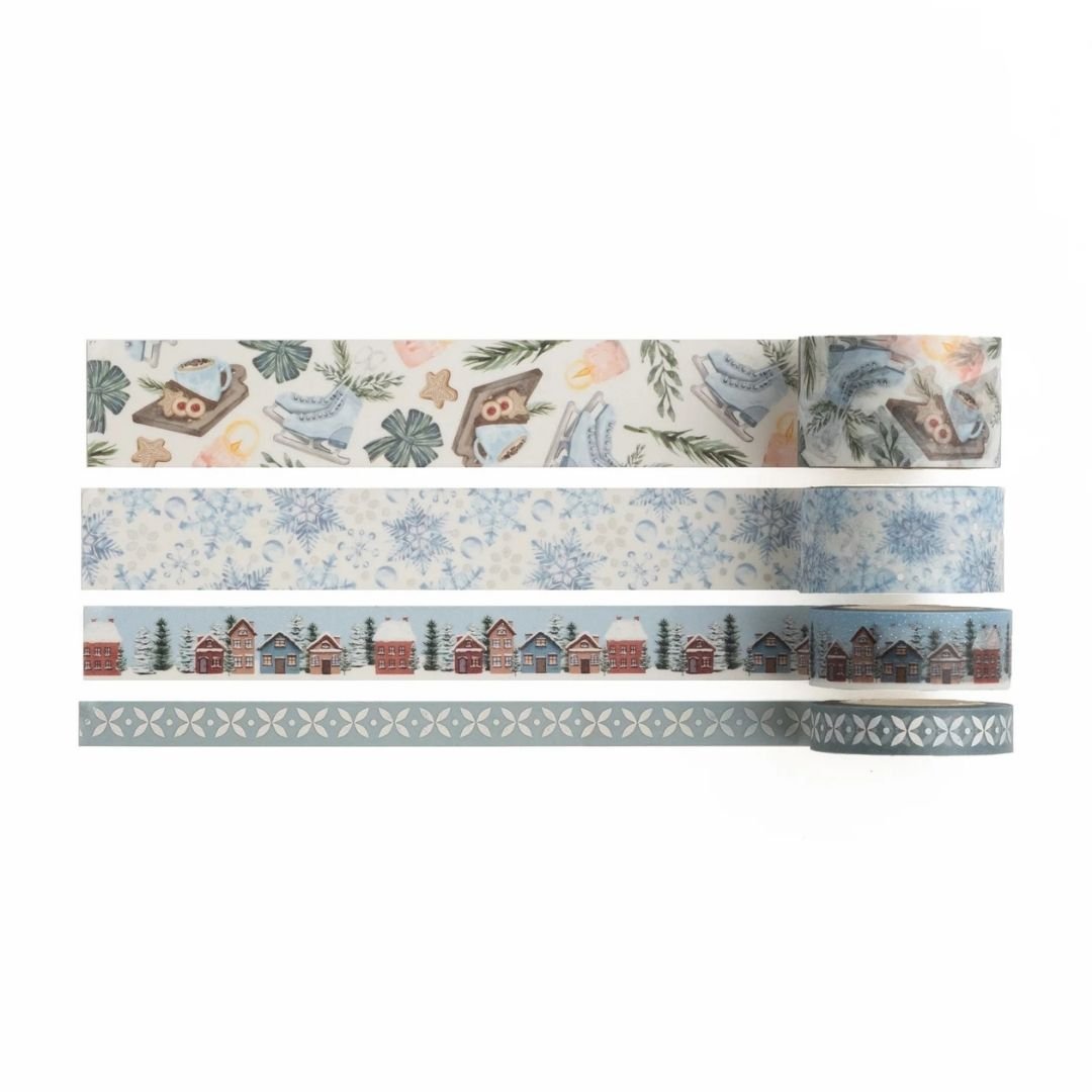 Snowflake Storybook Washi Tape Set - Archer & Olive - Archer & Olive - Under the Rowan Trees