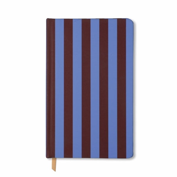 Soft Touch Lined Notebook Purple & Nutmeg-Notebooks-Designworks Collective-