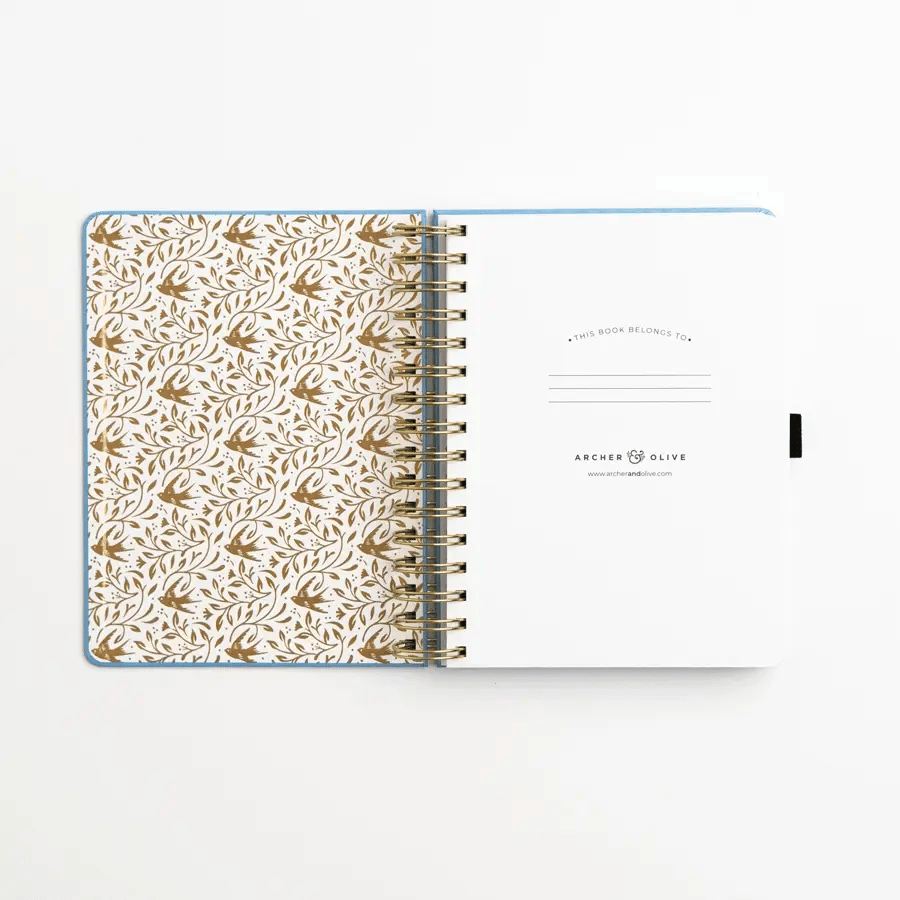 Songbird Wired Dated Planner Archer & Olive - A5 - Archer & Olive