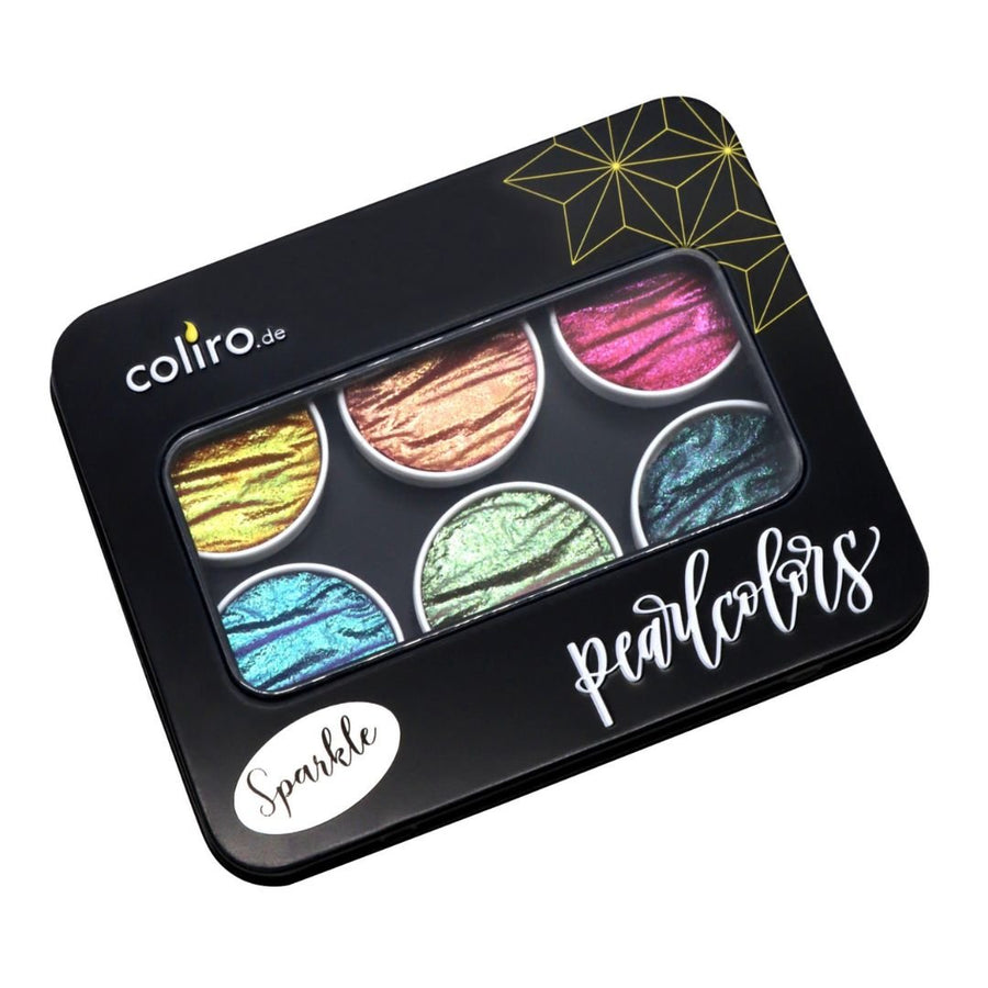 Sparkle Coliro Pearlcolors Set of Six Artist Paints - Coliro