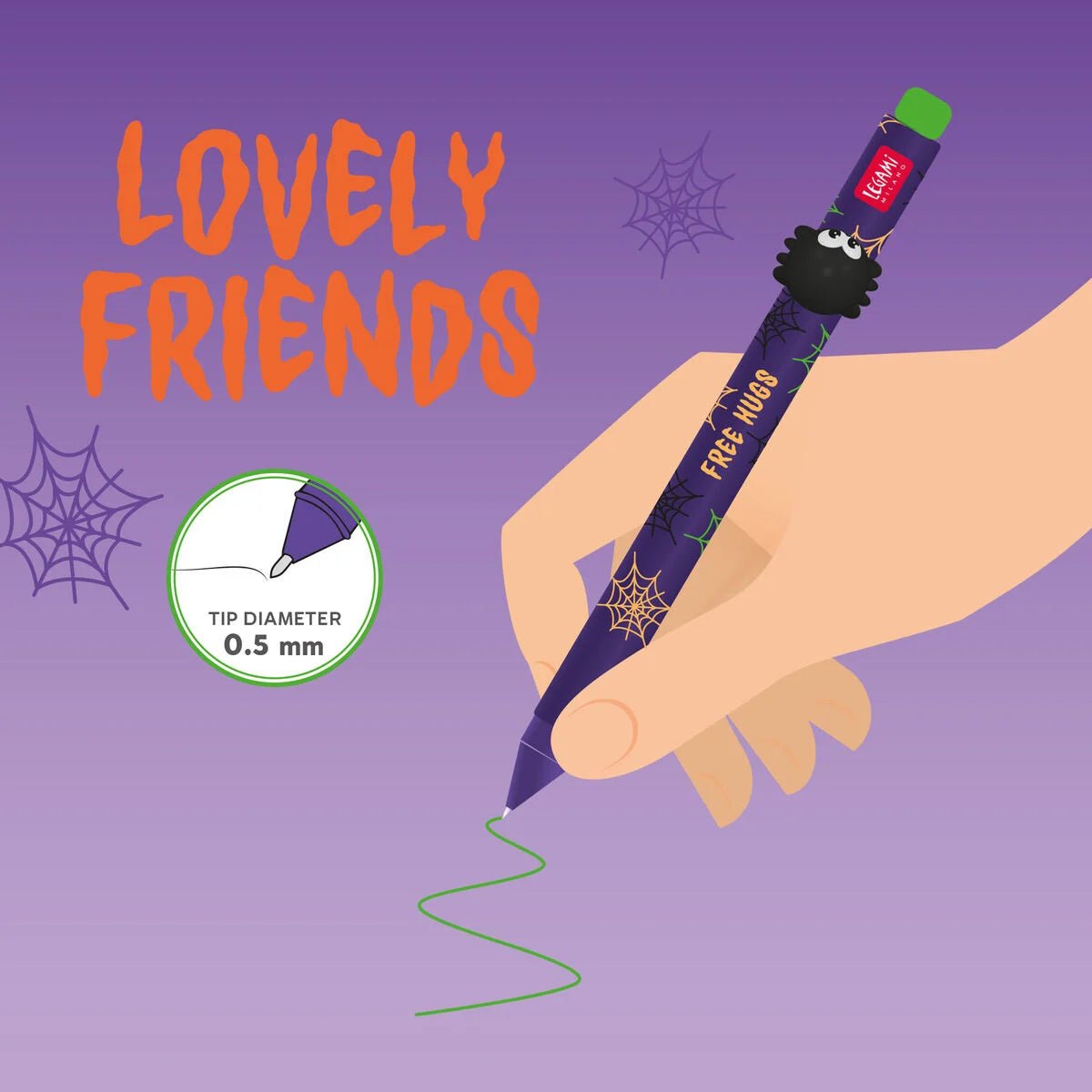 Spider Lovely Friends Gel Pen - Legami - Legami
