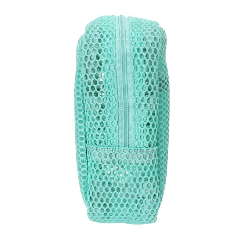 Mesh Stationery Storage Pouch - Square-Storage-Mark's Inc.-Bright Pink