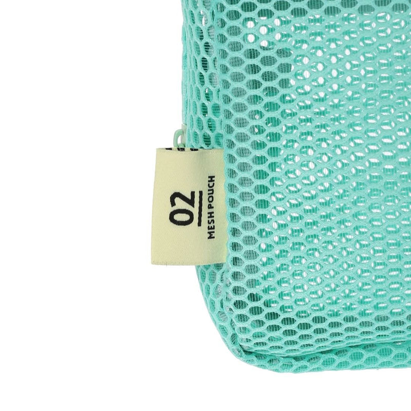 Mesh Stationery Storage Pouch - Square-Storage-Mark's Inc.-Bright Pink