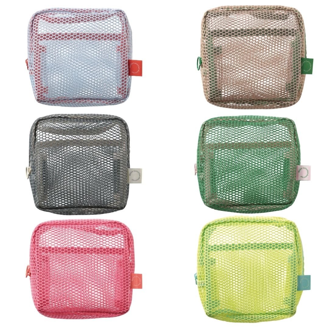 Square Mesh Pouch - Sand Beige - Mark's Inc.