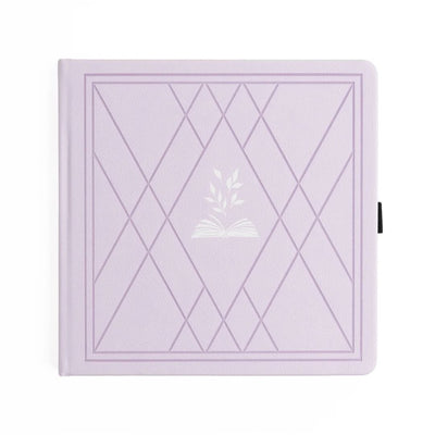 Square Reading Journal Vintage Library in Lilac Archer & Olive - Archer & Olive