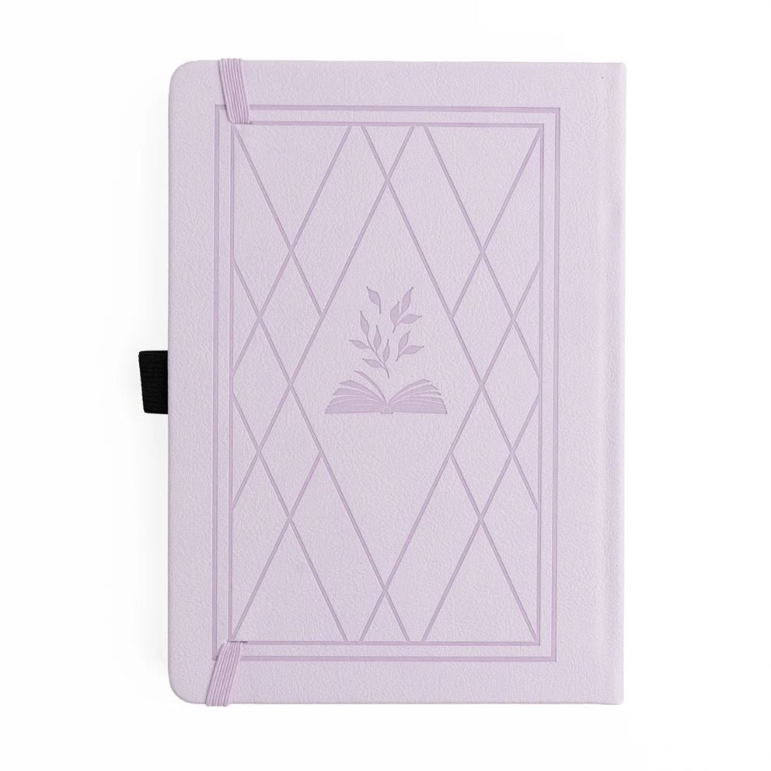 Square Reading Journal Vintage Library in Lilac Archer & Olive - Archer & Olive