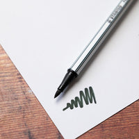 STABILO 68 Brush Pen Earth Green - Stabilo