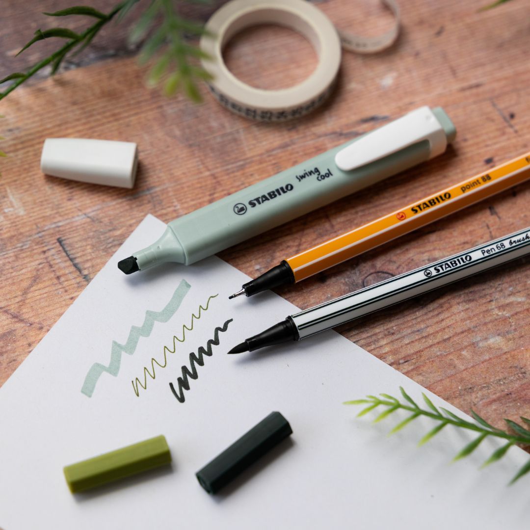 STABILO Swing Cool Highlighter Earth Green - Stabilo