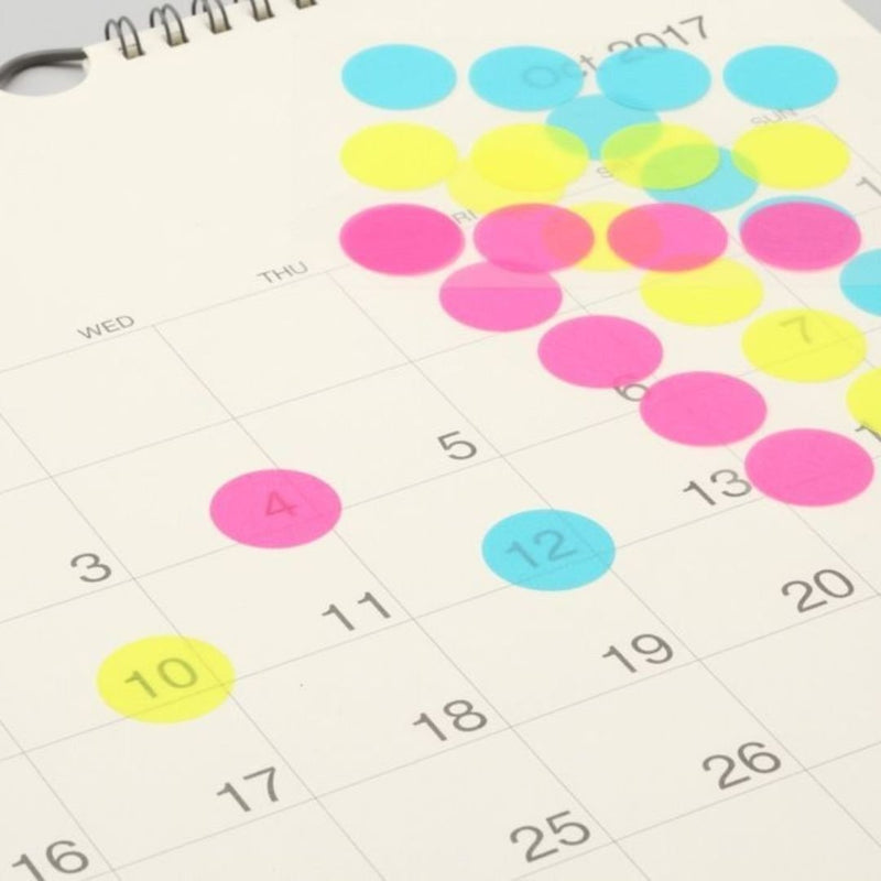 Stalogy Masking Dots Colour-Coding Planner Stickers-Stickers-Stalogy-Pale