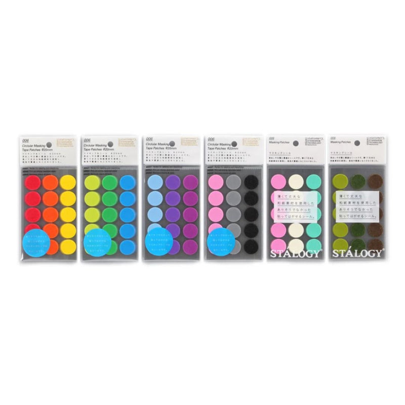 Stalogy Masking Dots Colour-Coding Planner Stickers-Stickers-Stalogy-Pale
