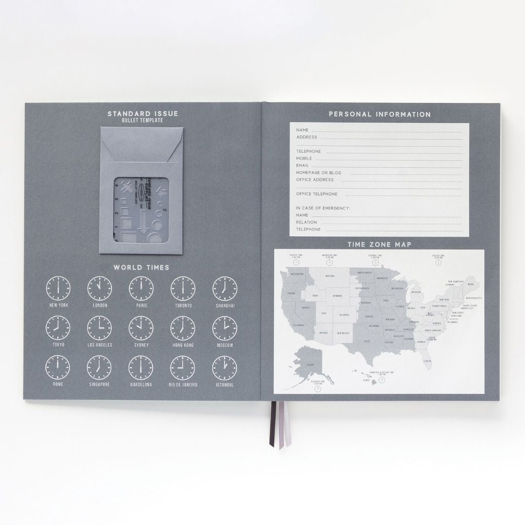 Army Green & Chili Standard Issue Planner Notebook - Designworks Collective - Under the Rowan Trees