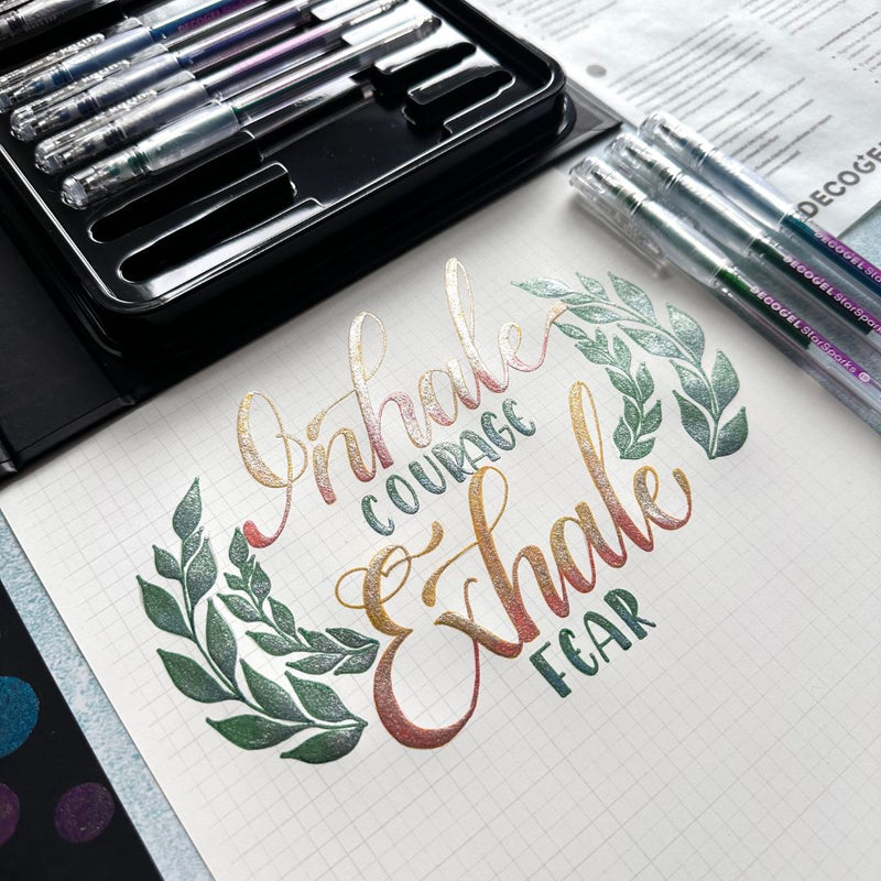 Star Sparks Decogel Karin Glitter Gel Pens-Pens-Karin-Silver