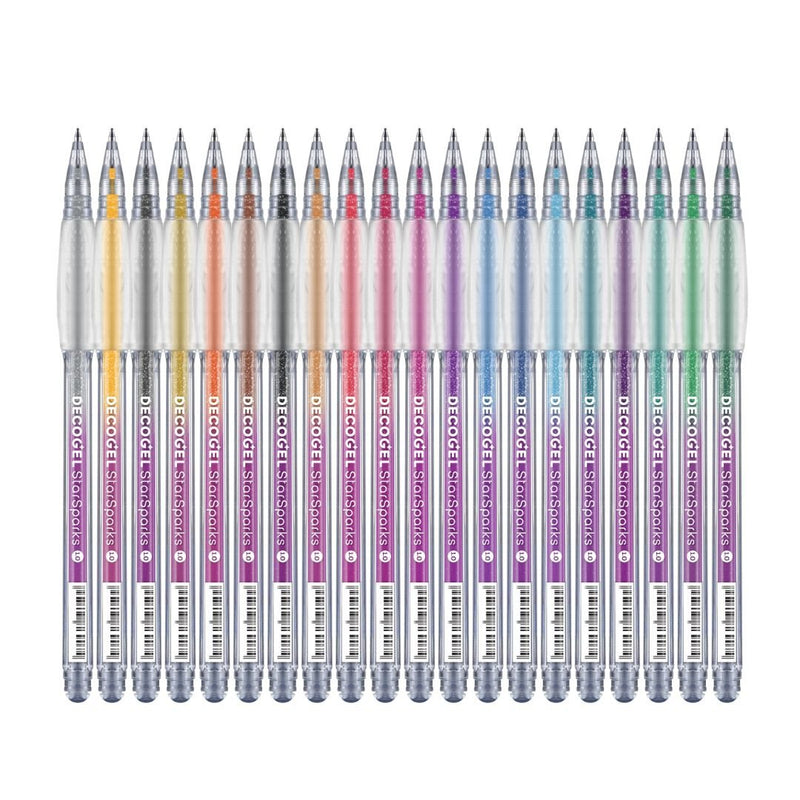 Star Sparks Decogel Karin Glitter Gel Pens-Pens-Karin-Silver